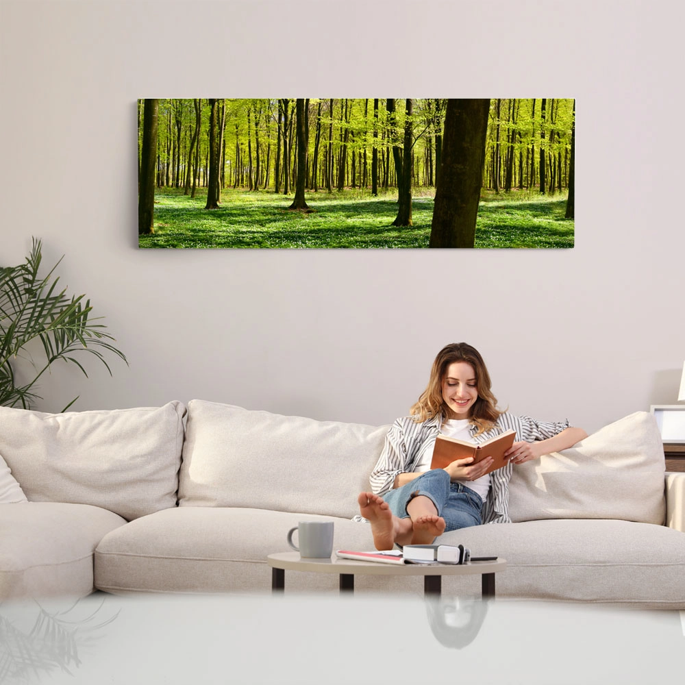 Πίνακας σε καμβά Πανοραμικός FOREST