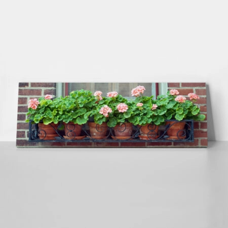 Πίνακας Πανοραμικός POTS - Floral - Λουλουδια Sticky 1