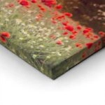 Πίνακας Πανοραμικός σε καμβά RED POPPY FIELD