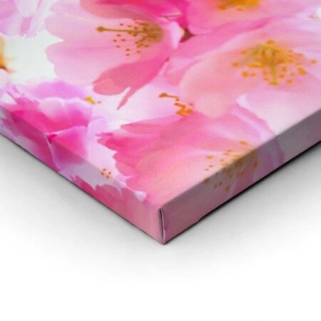 Πίνακας Πανοραμικός σε καμβά SAKURA BRANCH PINK CHERRY - Ανθη Δεντρων Sticky 2