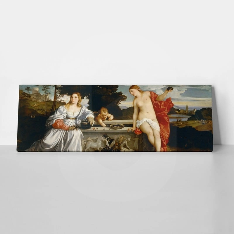 Πίνακας Πανοραμικός TITIAN SACRED AND PROFANE LOVE