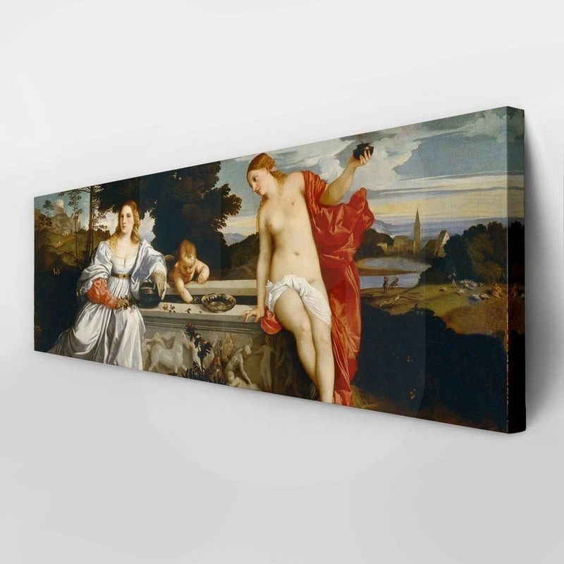 Πίνακας Πανοραμικός TITIAN SACRED AND PROFANE LOVE
