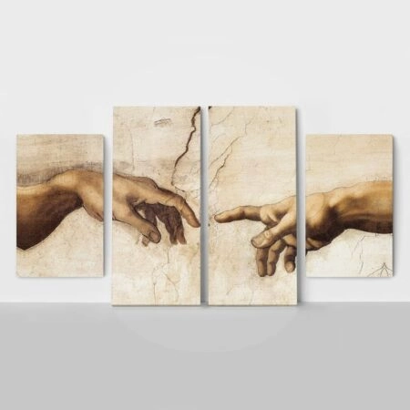 Τετράπτυχος CREATION HANDS - Michelangelo Sticky 1