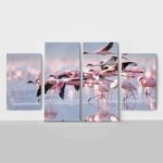 Τετράπτυχος FLYING FLAMINGOS