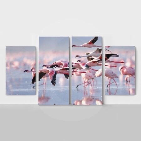 Τετράπτυχος FLYING FLAMINGOS