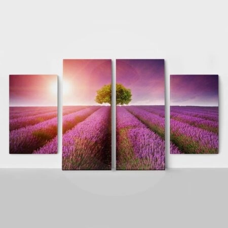 Τετράπτυχος LAVENDER FIELD - Λεβαντα Sticky 1