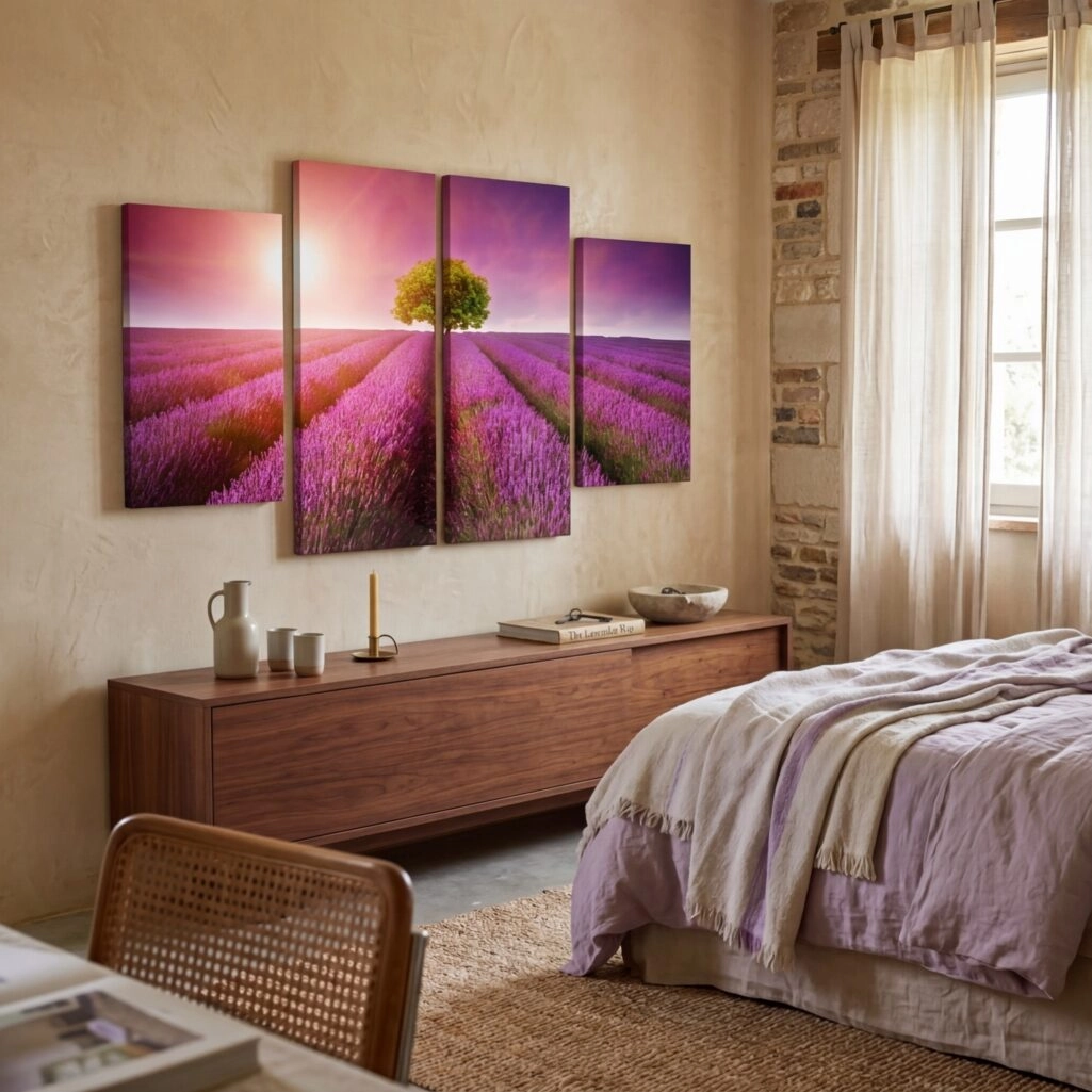 Τετράπτυχος LAVENDER FIELD