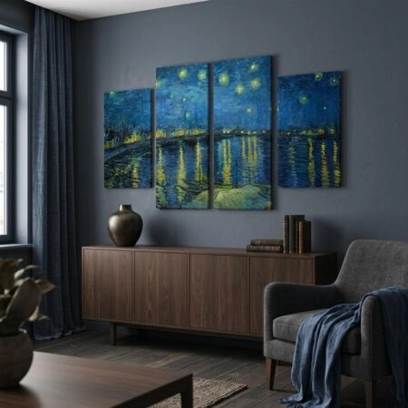 Τετράπτυχος VAN GOGH STARRY NIGHT - Vincent Van Gogh Sticky 2