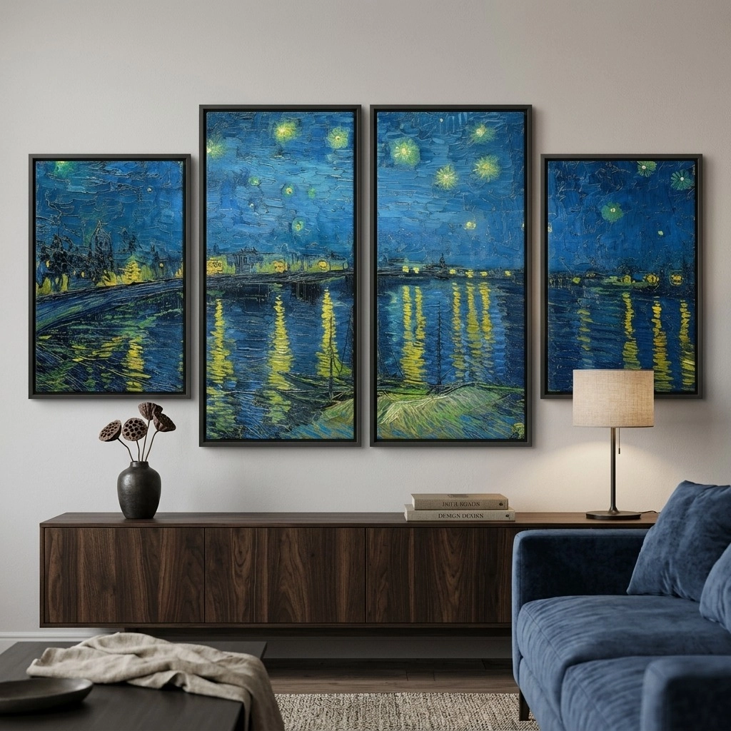 Τετράπτυχος VAN GOGH STARRY NIGHT