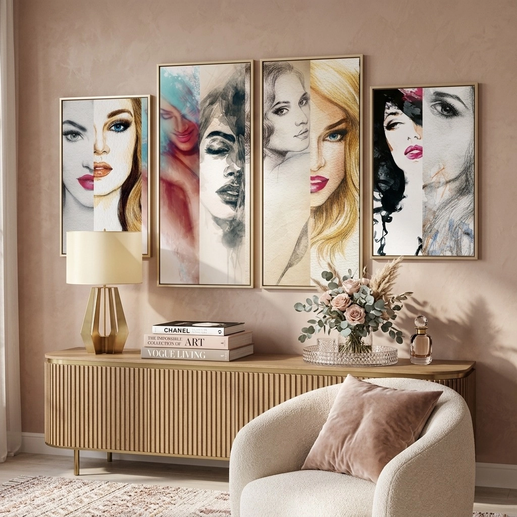 Τετράπτυχος WOMEN FACES