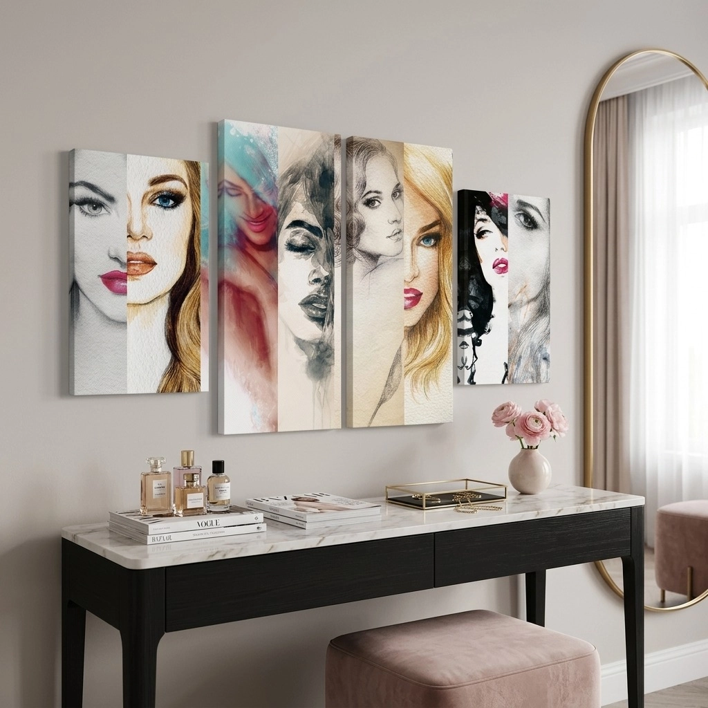 Τετράπτυχος WOMEN FACES