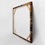 Τετράγωνος Πίνακας WOOD CARVING 3