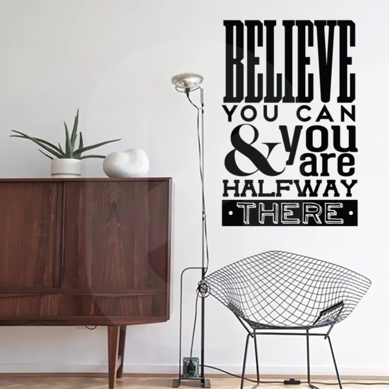 Aυτοκόλλητο τοίχου BELIEVE