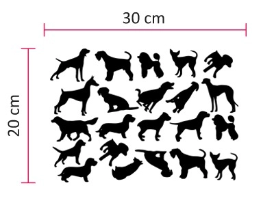 Mini Sticker σετ ΣΚΥΛΑΚΙΑ - Mini Sticker sets Sticky 1