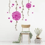 Αυτοκόλλητο τοίχου FLOWER BALLS