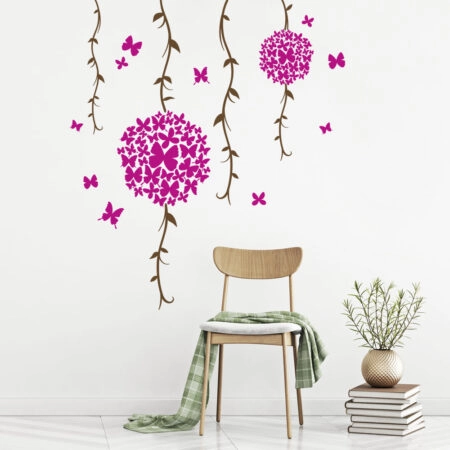Αυτοκόλλητο τοίχου FLOWER BALLS - Floral - Λουλουδια Sticky 1