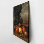 Πινακας σε καμβά GUSTAVE COURBET - STILL LIFE WITH FRUIT