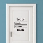 Αυτοκόλλητο τοίχου LOGIN