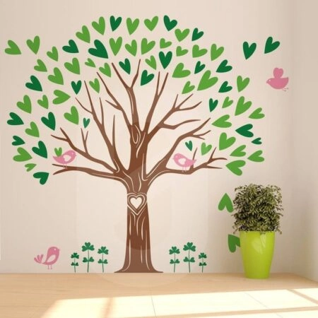 Αυτοκόλλητο τοίχου LOVING TREE - Floral - Λουλουδια