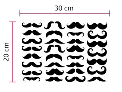 Mini Sticker σετ ΜΟΥΣΤΑΚΙΑ - Mini Sticker sets Sticky 1