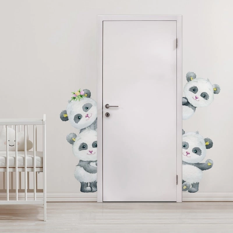 Αυτοκόλλητο τοίχου PANDA DOOR