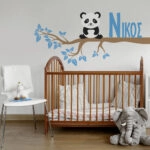 Αυτοκόλλητο τοίχου PANDA NAME