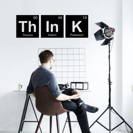 Aυτοκόλλητο τοίχου PERIODIC TABLE THINK - Εφηβικά