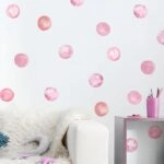 Αυτοκόλλητο τοίχου A LOT OF WATERCOLOR CIRCLES