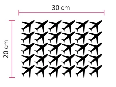Mini Sticker σετ ΑΕΡΟΠΛΑΝΑ - Mini Sticker sets Sticky 1