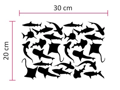 Mini Sticker σετ ΚΑΡΧΑΡΙΕΣ - Mini Sticker sets Sticky 1