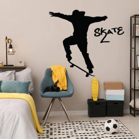Αυτοκόλλητο τοίχου SKATE - Εφηβικά