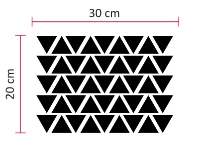 Mini Sticker σετ ΤΡΙΓΩΝΑ - Mini Sticker sets Sticky 1