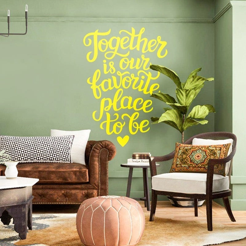 Aυτοκόλλητο τοίχου TOGETHER IS OUR FAVORITE PLACE