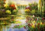 Πινακας σε καμβά WATER LILIES POND