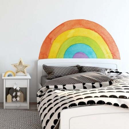 Αυτοκόλλητο τοίχου WATERCOLOR RAINBOW - Βρεφικα & Παιδικά
