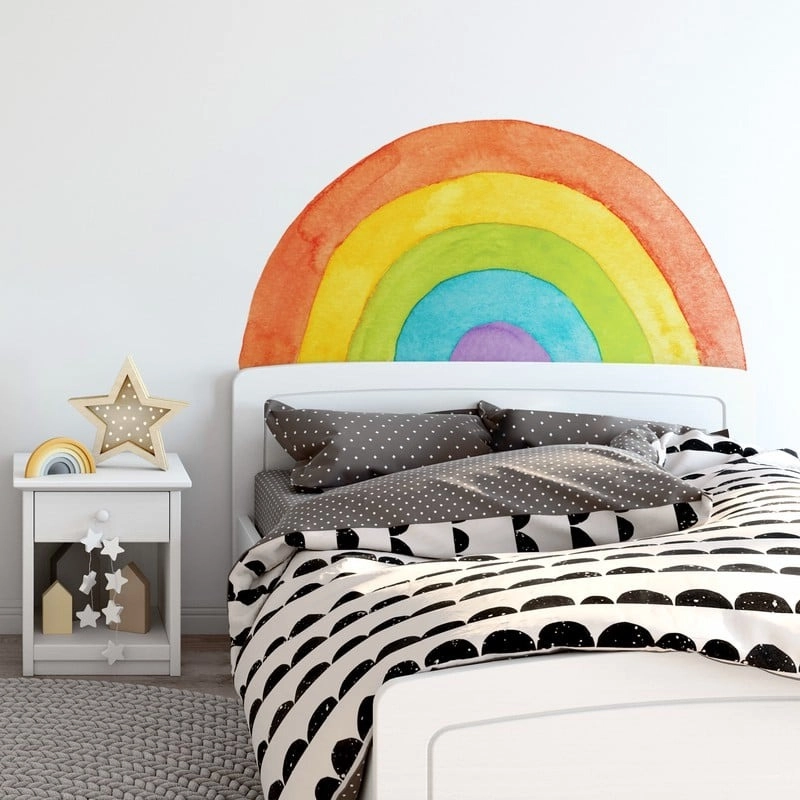 Αυτοκόλλητο τοίχου WATERCOLOR RAINBOW