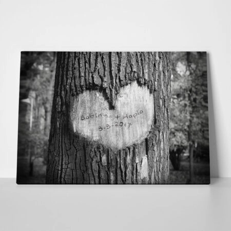 Πίνακας σε καμβά WOOD CARVING - Αγαπη - Ερωτας Sticky 1
