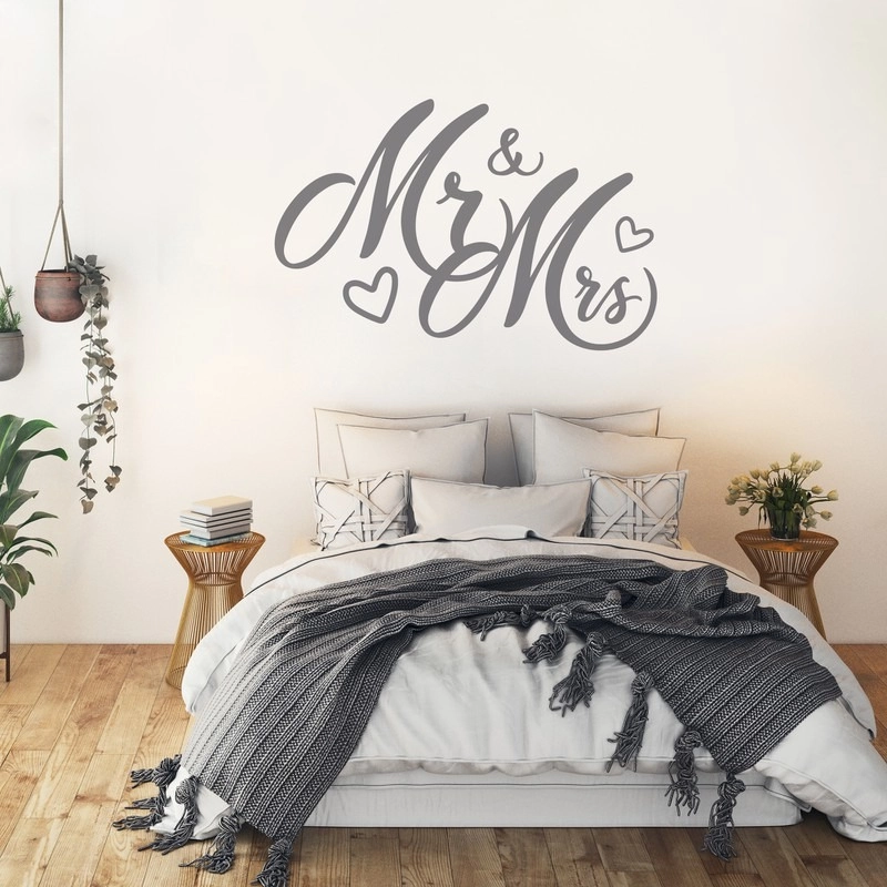 Aυτοκόλλητο τοίχου MR AND MRS