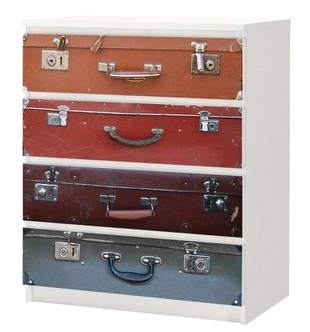 Αυτοκόλλητο Συρταριέρας SUITCASES - Αυτοκολλητα επιπλων Sticky 2