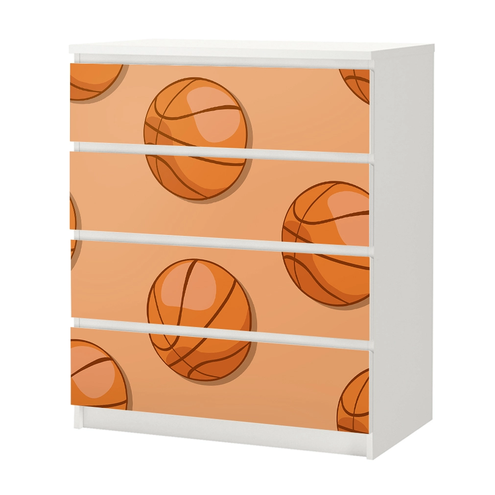 Αυτοκόλλητο Συρταριέρας BASKETBALL