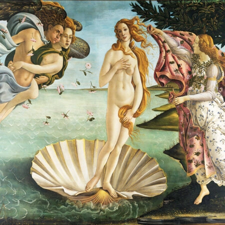 Πινακας σε καμβά BOTTICELLI - THE BIRTH OF VENUS - Botticelli Sandro Sticky 6