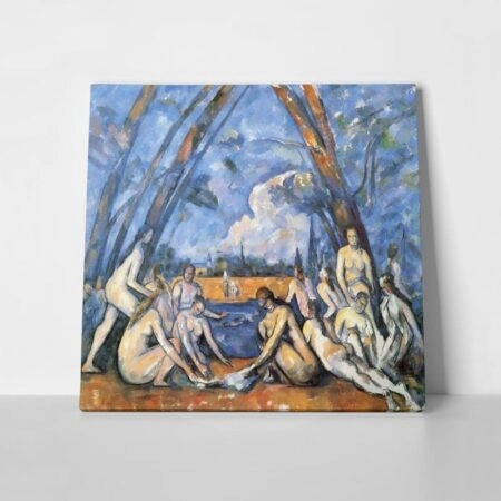 Τετράγωνος Πίνακας CEZANNE - THE BATHERS - Paul Cezanne
