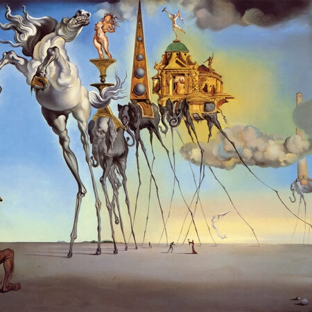 Πίνακας σε καμβά DALI - THE TEMPTATION OF ST ANTHONY - Salvador Dali Sticky 6