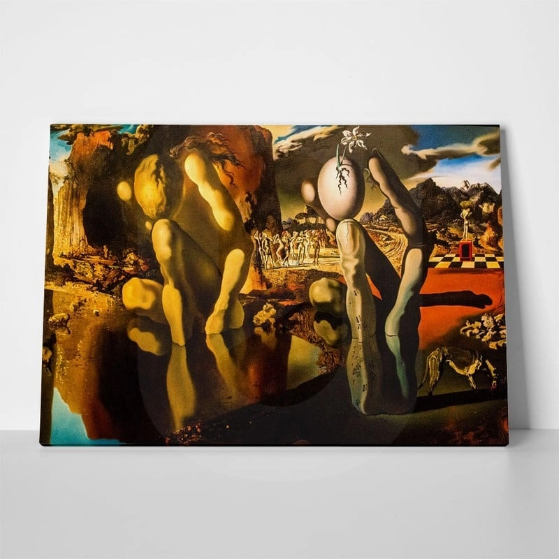 Πίνακας σε καμβά DALI - THE METAMORPHOSIS OF NARCISSUS