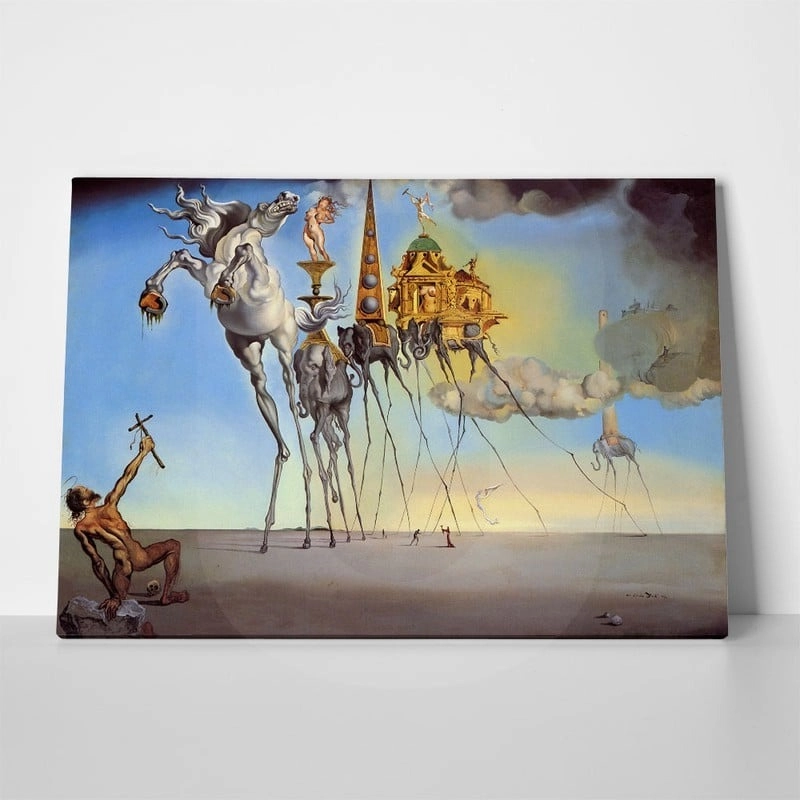 Πίνακας σε καμβά DALI - THE TEMPTATION OF ST ANTHONY