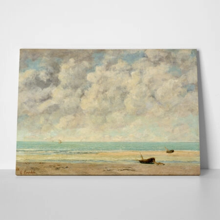 Πινακας Σε Καμβά GUSTAVE COURBET – THE CALM SEA - Gustave Courbet Sticky 1