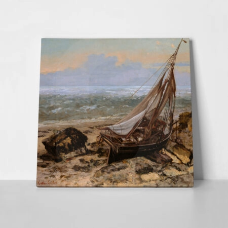 Πινακας Σε Καμβά GUSTAVE COURBET – THE FISHING BOAT - Gustave Courbet