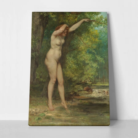 Πινακας Σε Καμβά GUSTAVE COURBET – THE YOUNG BATHER - Gustave Courbet Sticky 1