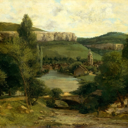 Πινακας Σε Καμβά GUSTAVE COURBET – VIEW OF ORNANS - Gustave Courbet Sticky 6