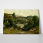 Πινακας Σε Καμβά GUSTAVE COURBET – VIEW OF ORNANS